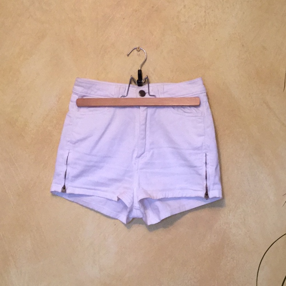 American Apparel side zippers shorts
